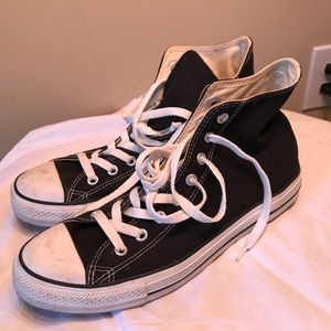 Black converse high top sneaker